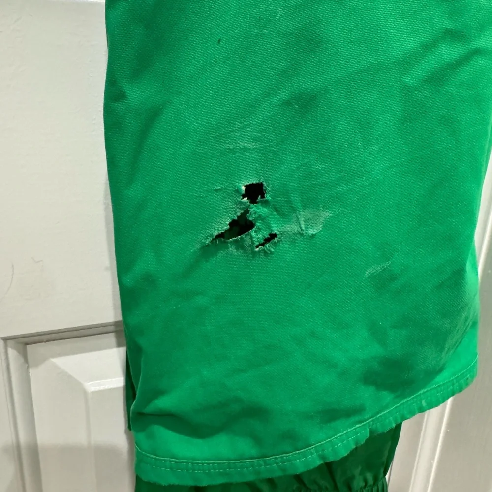 Burton snow pant ski snowboard women’s green cargo insulated winter cold gear
